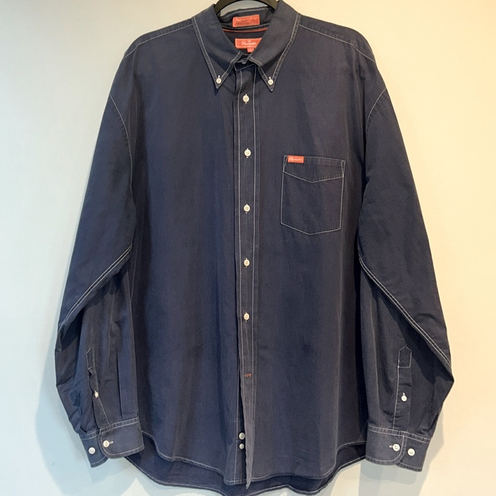 Brand-Faconnablel Color-Dusk Blue Condition-Very good Size-XL Material- Cotton